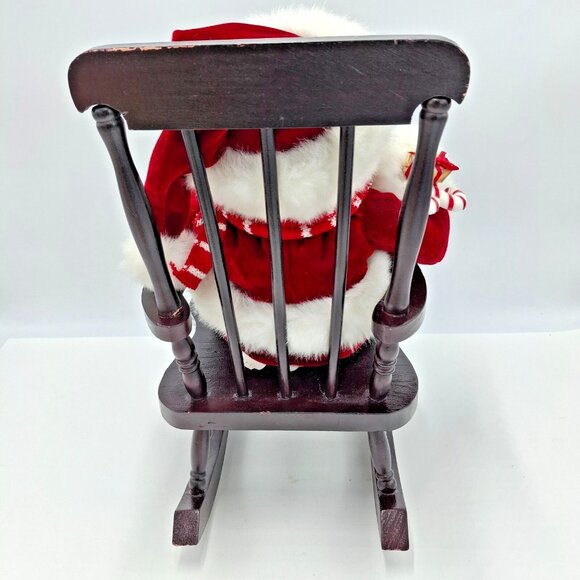 Christmas Dan Dee Rocking Chair Santa Sings Santa Claus is Coming to Town VIDEO - Picture 5 of 17